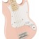 Squier FSR Bronco Bass Shell Pink Body Detail