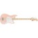 Squier FSR Bronco Bass Shell Pink Front