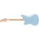 Squier FSR Bullet Competition Mustang HH Daphne Blue with Competition Orange Stripes Back