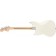 Squier FSR Bullet Competition Mustang HH Arctic White With Black Stripes Back