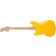Squier FSR Bullet Competition Mustang HH Graffiti Yellow with Black Stripes Back