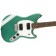 Squier FSR Bullet Competition Mustang HH Sherwood Green Olympic White Stripes Body Angle