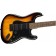 Squier FSR Bullet Stratocaster HT (Hard Tail) 2-Colour Sunburst with Black Hardware Body Angle