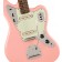 Squier FSR Classic Vibe 60s Jaguar Laurel Fingerboard Mint Pickguard Matching Headstock Shell Pink Body Detail