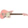 Squier FSR Classic Vibe 60s Jaguar Laurel Fingerboard Mint Pickguard Matching Headstock Shell Pink Front