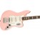 Squier FSR Classic Vibe Bass VI Laurel Fingerboard Parchment Pickguard Matching Headstock Shell Pink Body Angle