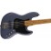 Squier FSR Contemporary Active Jazz Bass HH Midnight Satin Roasted Maple Body Angle