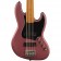 Squier FSR Contemporary Active Jazz Bass HH V Burgundy Satin Roasted Maple Body