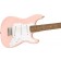 Squier Mini Stratocaster Kids Guitar Shell Pink Body Angle