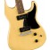 Squier Paranormal Strat-O-Sonic Black Pickguard Vintage Blonde Body Detail