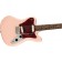 Squier Paranormal Super-Sonic Shell Pink Body Angle
