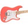 Squier Sonic Stratocaster HSS Tahitian Coral Body Angle