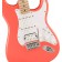 Squier Sonic Stratocaster HSS Tahitian Coral Body Detail