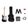 Squier Sonic Stratocaster Pack Maple Fingerboard Black Contents