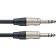 Stagg NPC060SR 30cm/1ft Stereo to Stereo TRS Audio Cable Connectors