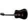 Stagg SA20D 3/4 Acoustic Guitar Left Handed Black