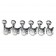 Stentor Locking Guitar Machine heads Mini 6L Chrome Main