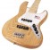 SX SJB75 Swamp Ash Bass Guitar Body Angle