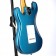 SX SST62+ 3/4 Size Electric Guitar Lake Pacific Blue Body Back Angle