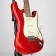 SX SST62+ 3/4 Size Electric Guitar Candy Apple Red Body Angle