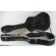 TGI Dreadnought Acoustic Guitar Case Carbon Fibre Effect Open