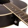Vintage V300 Acoustic Guitar Starter Package Black Fretboard Detail