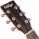 Vintage V300 Acoustic Guitar Starter Package Mahogany Headstock