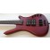 Warwick GPS Corvette $$ 4 Special Edition Flame Maple Burgundy Red Transparent Satin Body Top Angle