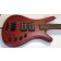 Warwick GPS Corvette $$ 4 Special Edition Flame Maple Burgundy Red Transparent Satin Body Bottom Angle