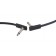 Warwick-RockBoard-Flat-Patch-Cable-10cm-Black-plugs