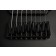 Washburn PX-SOLAR180C Parallaxe Carbon Black 8 String Fixed Bridge