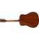 Yamaha FGX5 Red Label Acoustic Guitar Back Angle