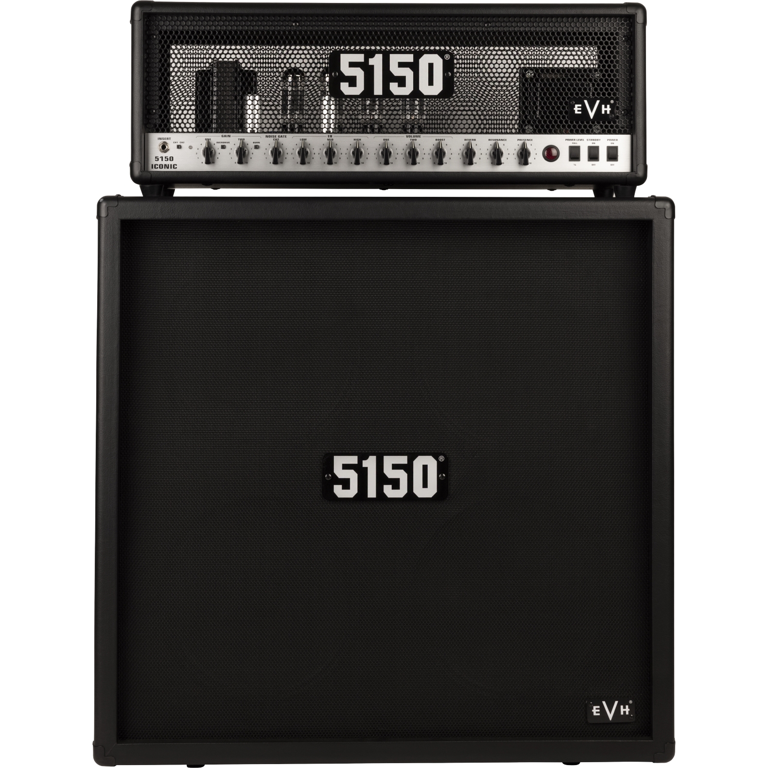 EVH 5150 Iconic Series 80W Head  4x12 Half Stack Package Black -  Guitar.co.uk
