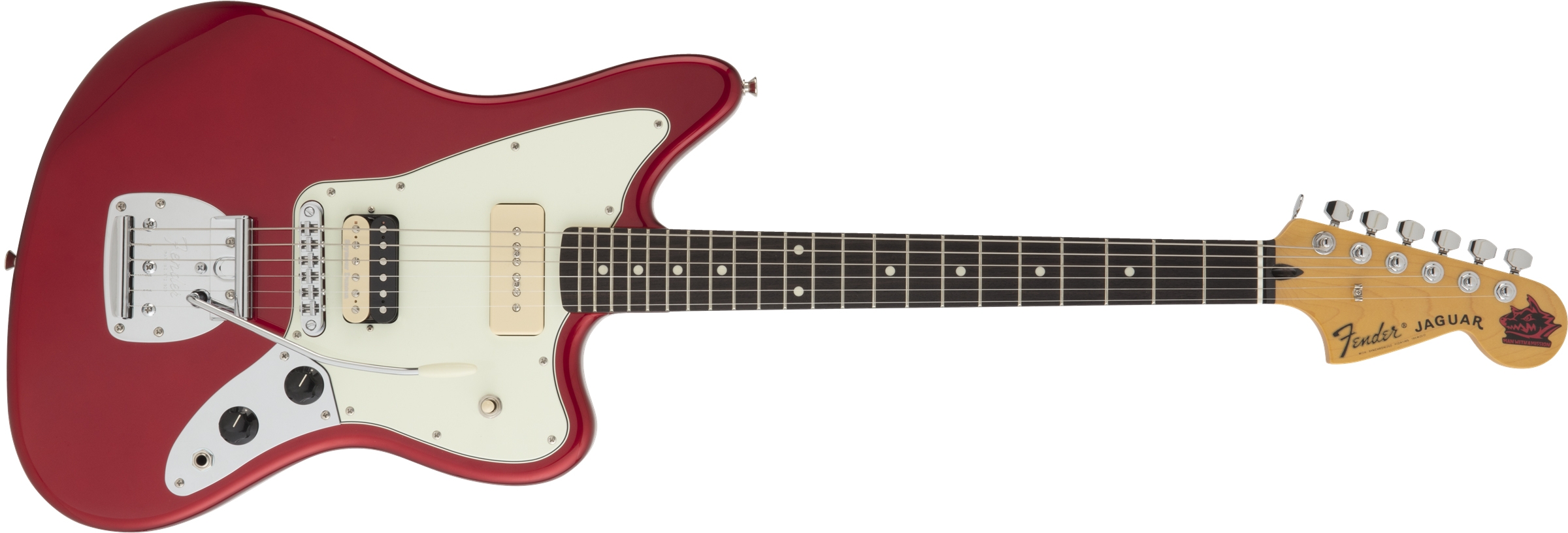 Fender Jean-Ken Johnny Jaguar Candy Apple Red - Guitar.co.uk