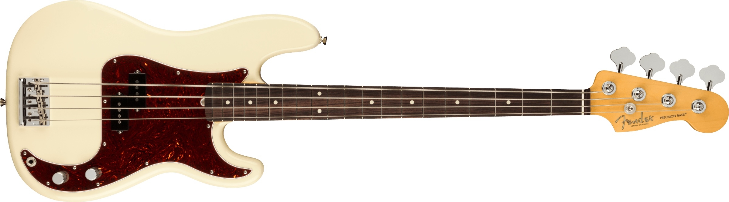 White fender sales bass guitar