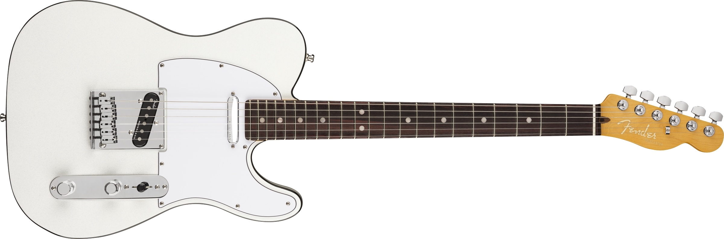 Fender American Ultra Telecaster Arctic Pearl Rosewood Guitar
