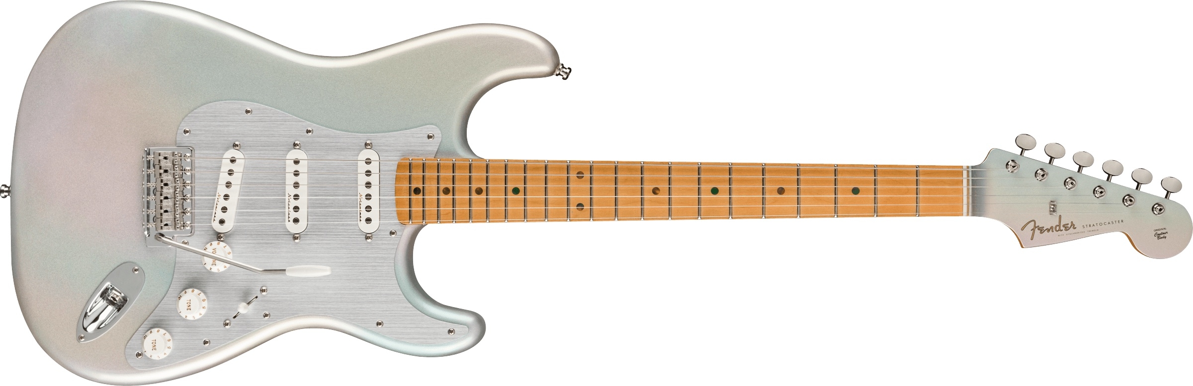 Fender H.E.R. Stratocaster Chrome Glow Maple Guitar