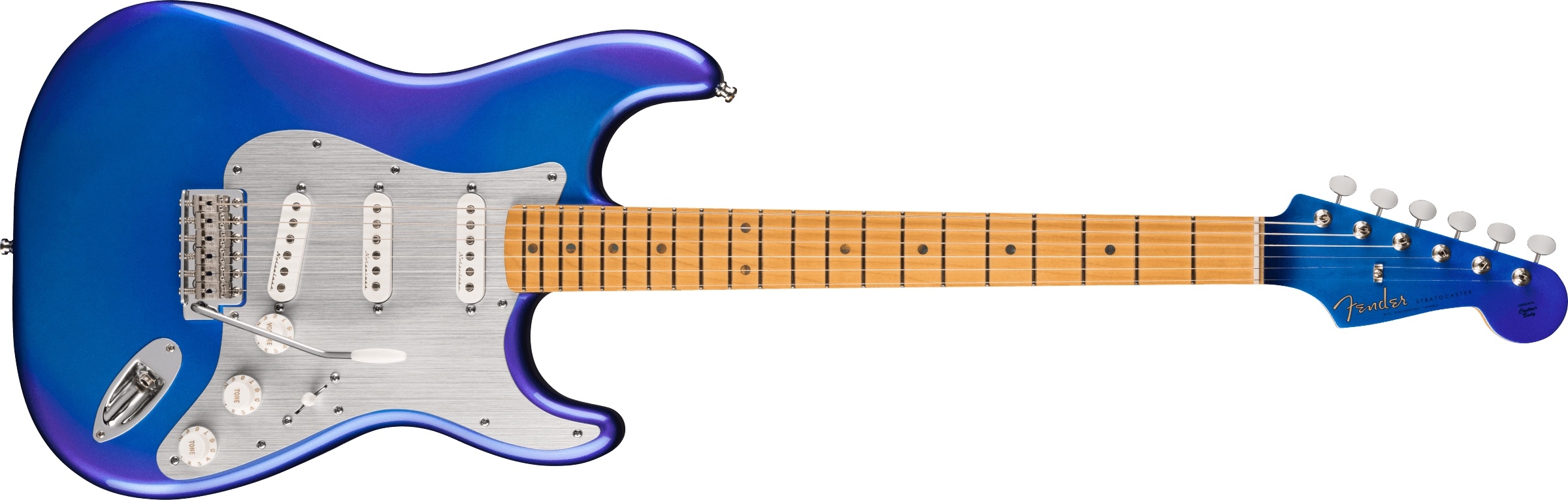 Fender blue electric guitar store
