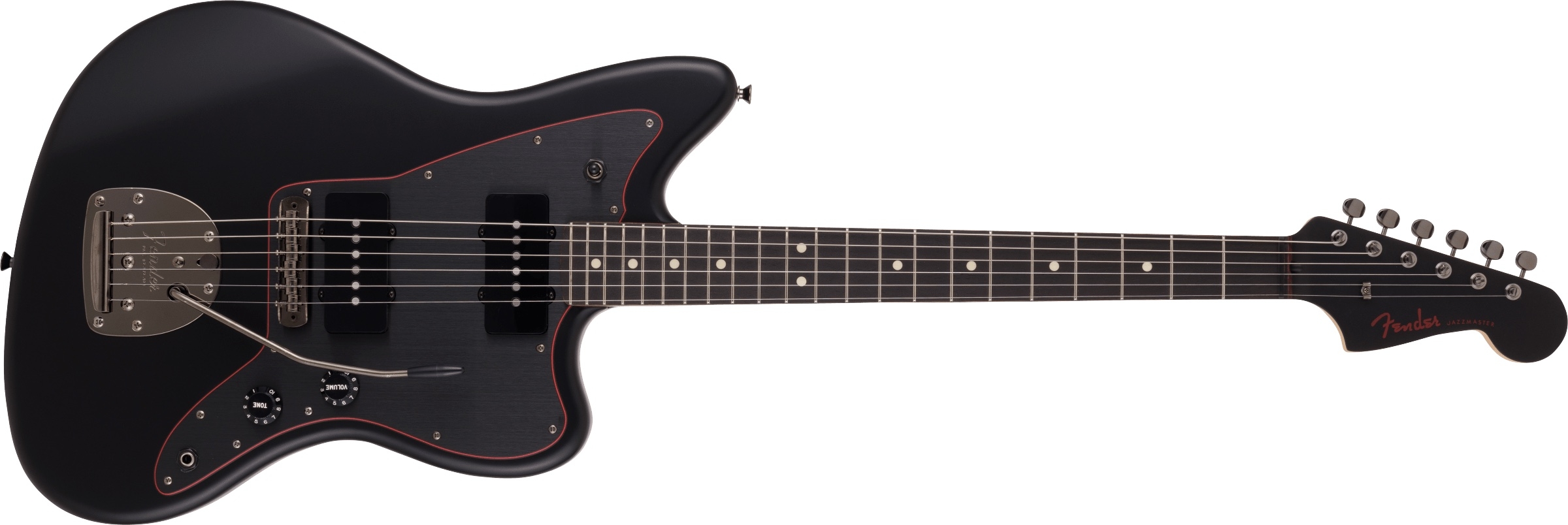 Fender Limited Edition MIJ Hybrid II Jazzmaster Noir Guitar