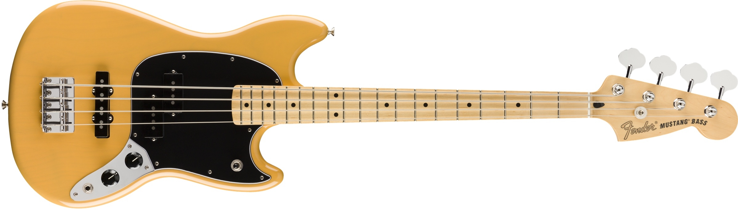 Fender mustang shop bass butterscotch