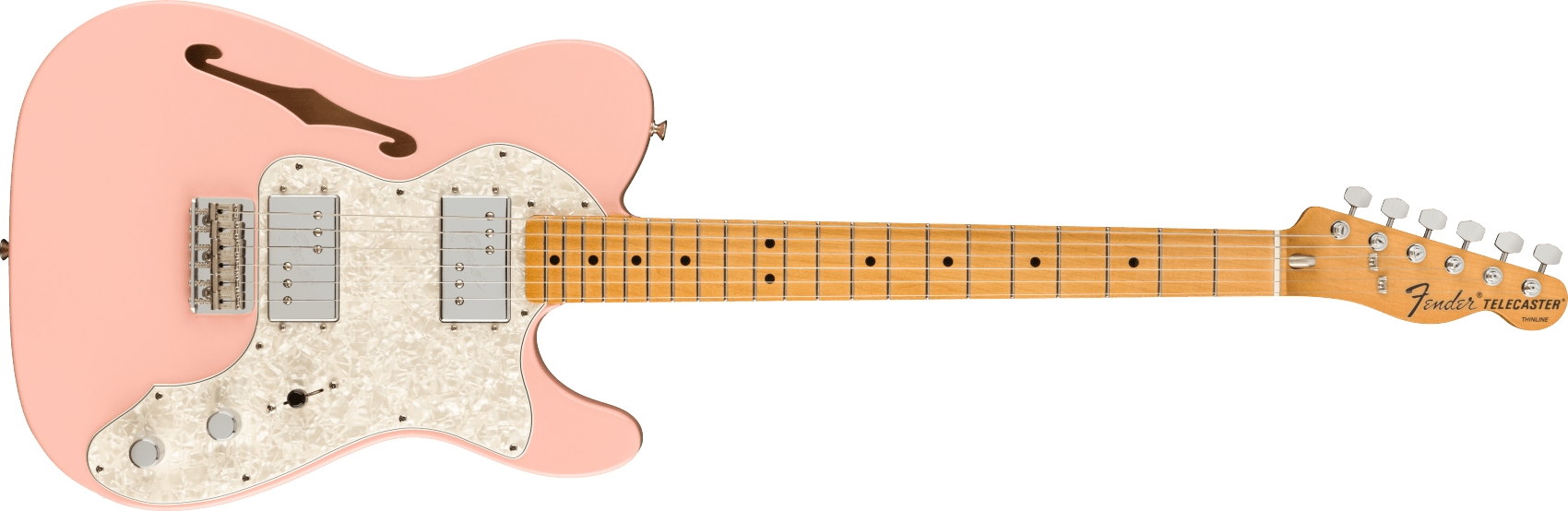 Fender Limited Edition Vintera 70s Telecaster Thinline Shell Pink
