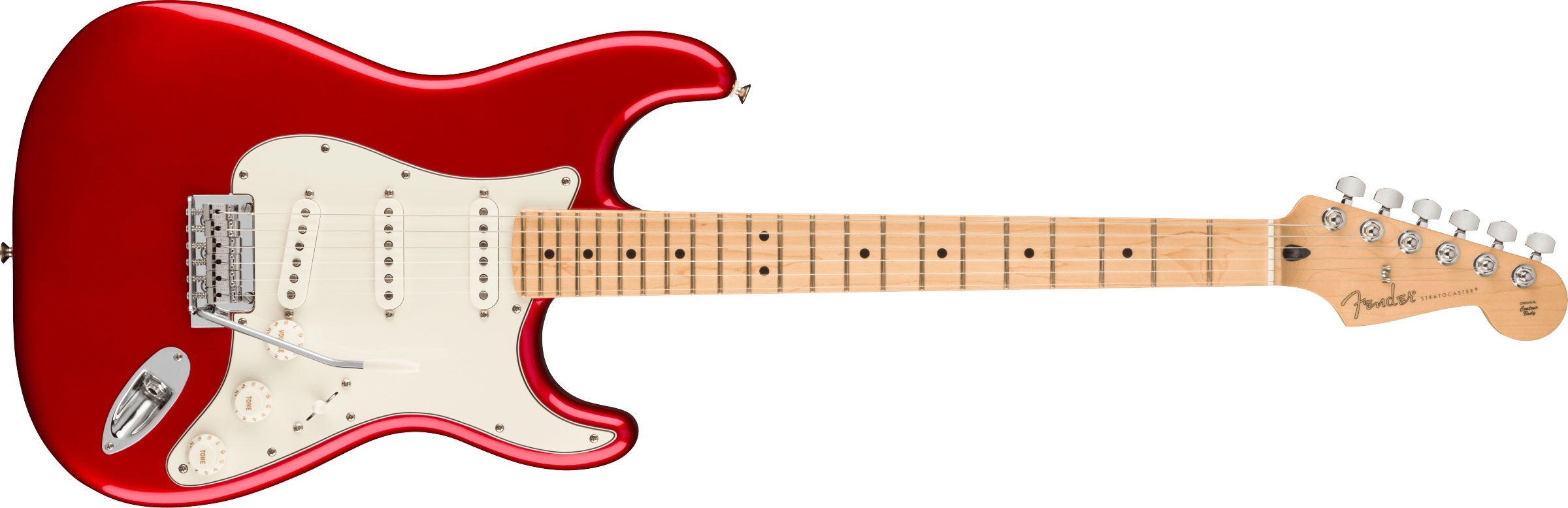 Fender Player Stratocaster Candy Apple Red Maple Guitar