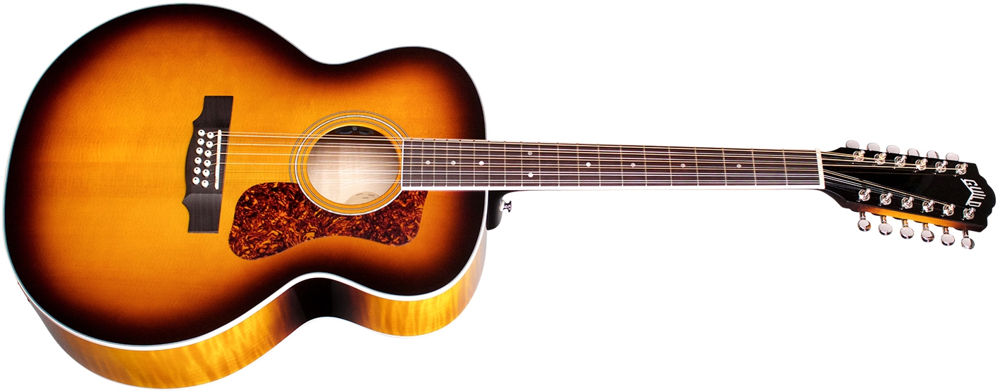 Guild F 2512E Deluxe Westerly 12 String Electro Acoustic Antique