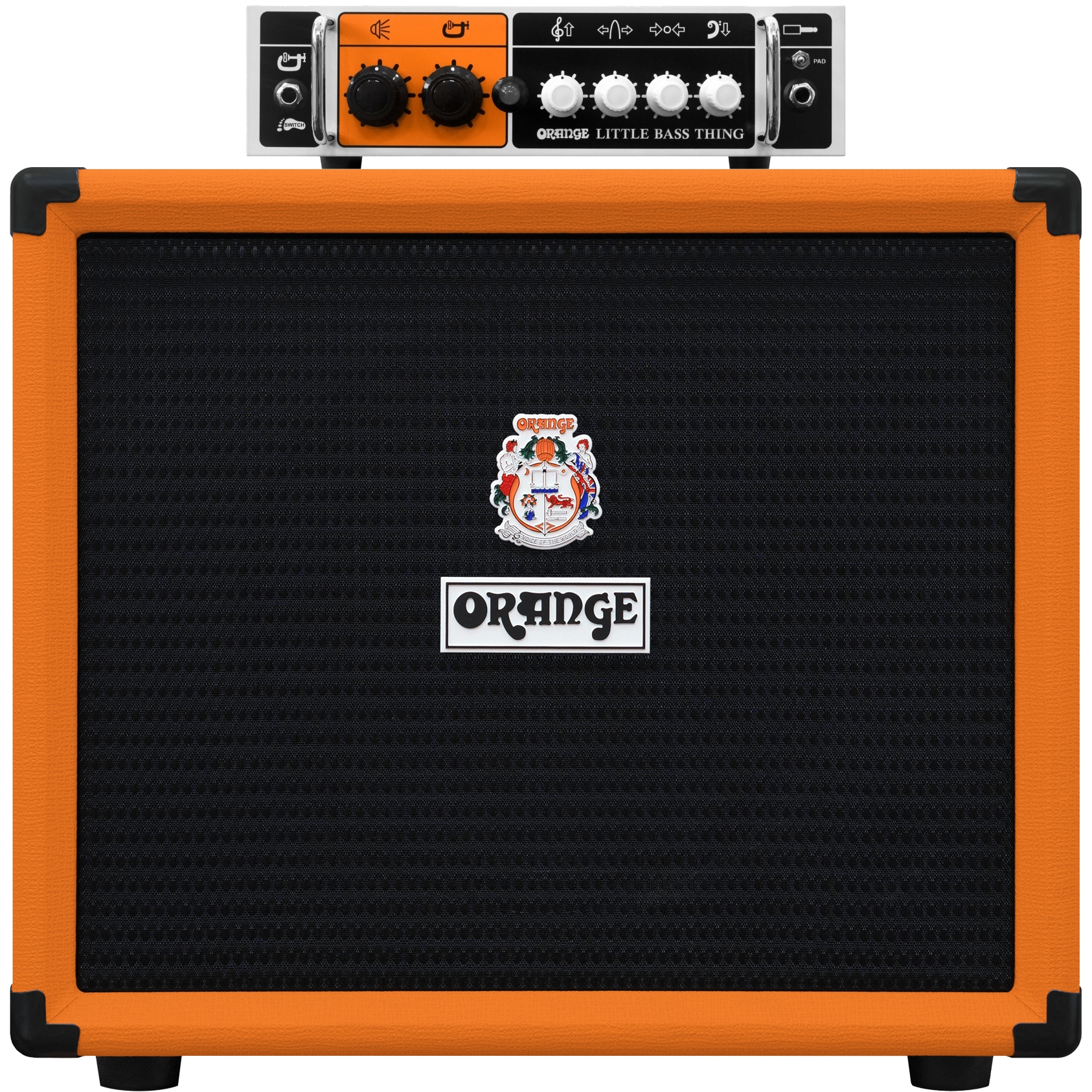 Orange store bass cab