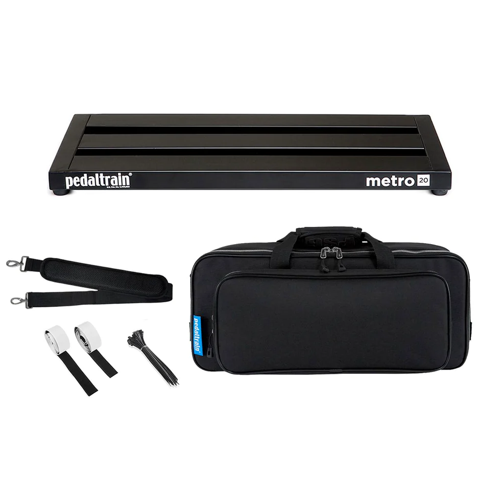 Pedaltrain Metro 20 Pedalboard and Gig Bag PT M20 SC Guitar Guitar