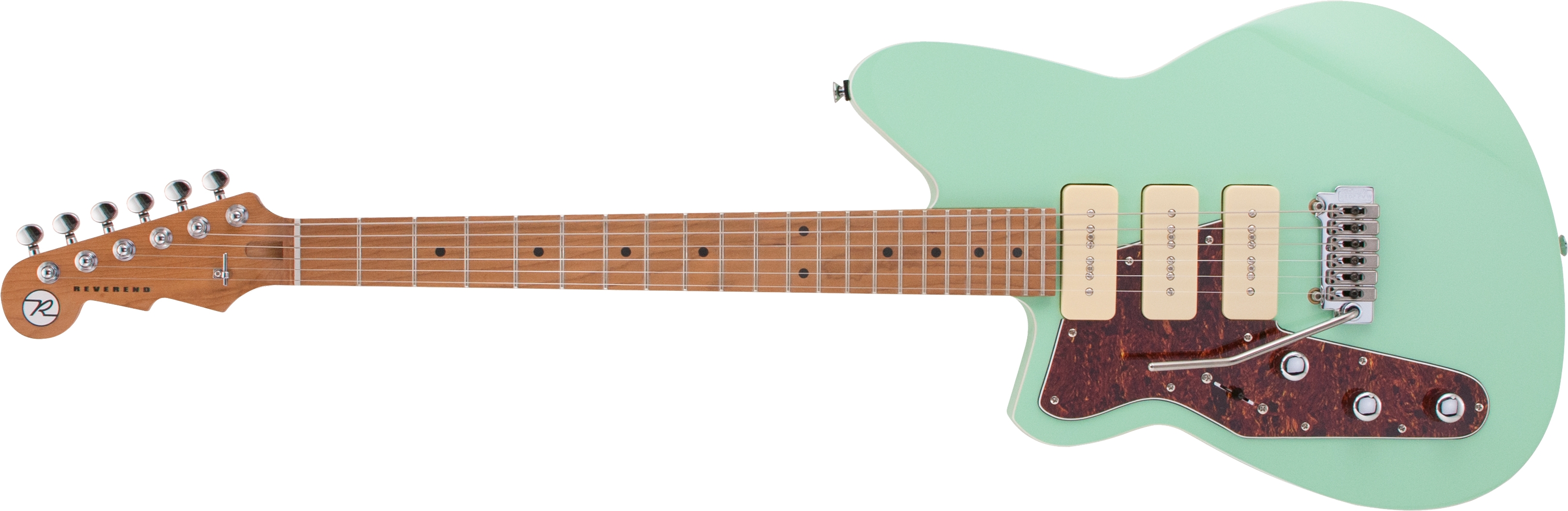 Reverend Jetstream 390 Lefty Oceanside Green Guitar