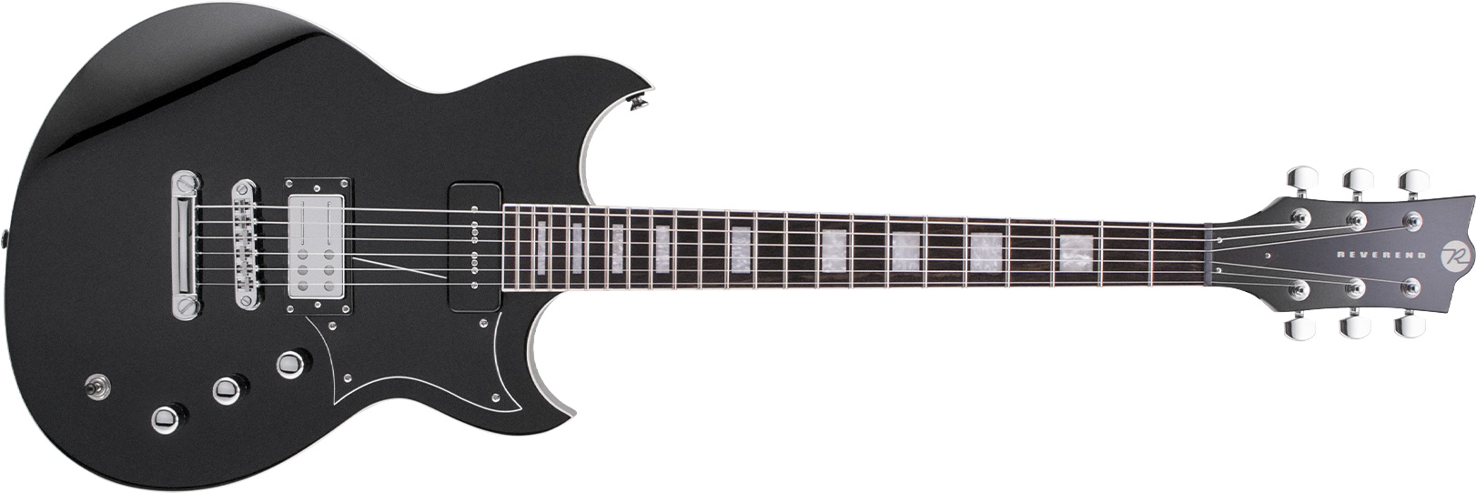 Reverend Sensei RA with P90 Metallic Black Guitar