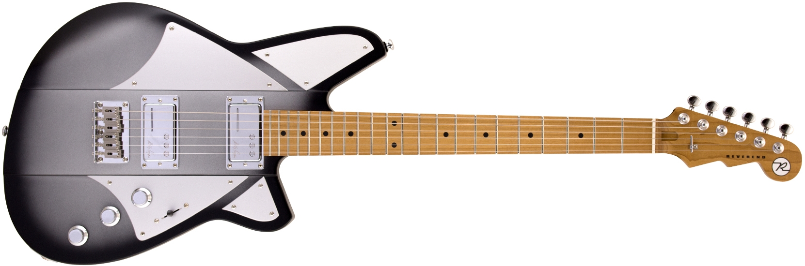 Reverend Bc1 Billy Corgan Signature Satin Silver Burst Roasted Maple Guitar Co Uk