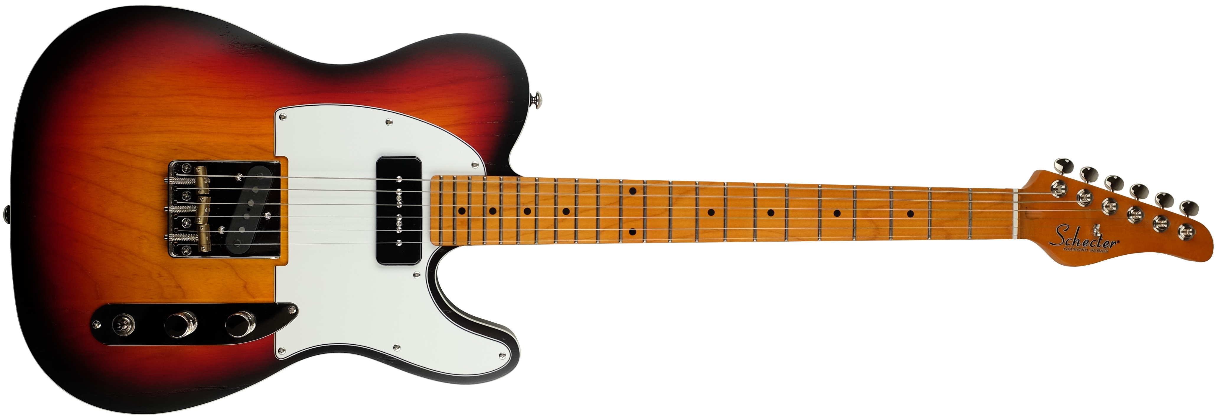 Schecter PT Special 3 Tone Sunburst Pearl Guitar