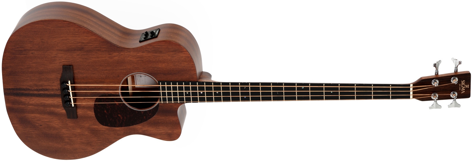 Sigma BMC 15E Acoustic Bass Guitar Natural Guitar